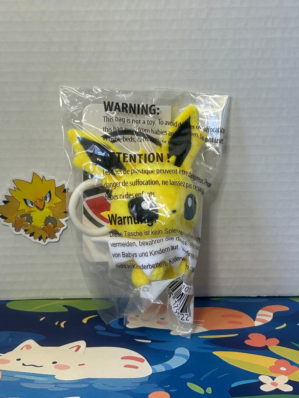 Pokemon Center Jolteon Pokémon Dolls Plush Key Chain Keychain